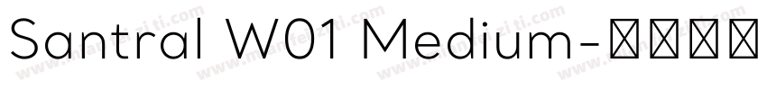 Santral W01 Medium字体转换